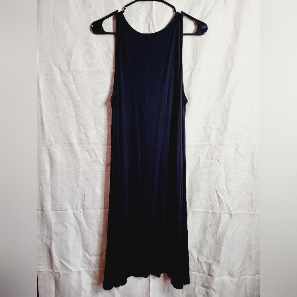 DRESS LONG COLOR BLACK - Picture 2 of 3